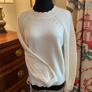 Joie Cable Knit Sweater Size L